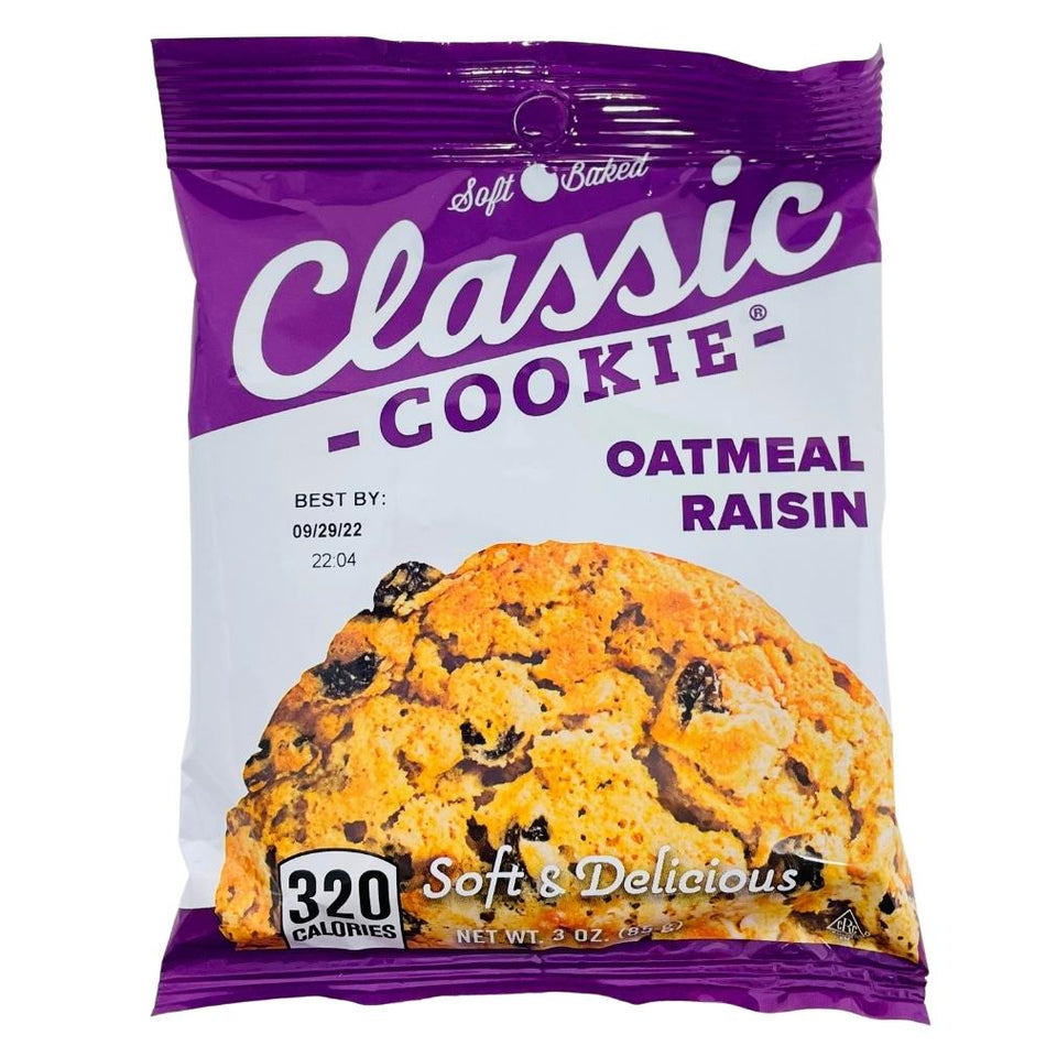 Classic Soft Baked Cookie Oatmeal Raisin - 3oz