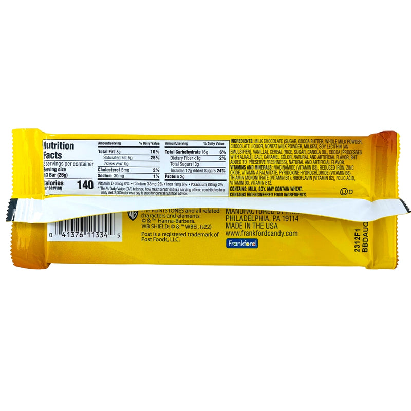 Cocoa Pebbles King Size Cinnamon Bar - 2.75oz - Nutrition Facts - Cocoa Pebbles - Cocoa Pebbles Candy - Cocoa Pebbles King Size Cinnamon Bar - Cocoa Pebbles Chocolate Bar