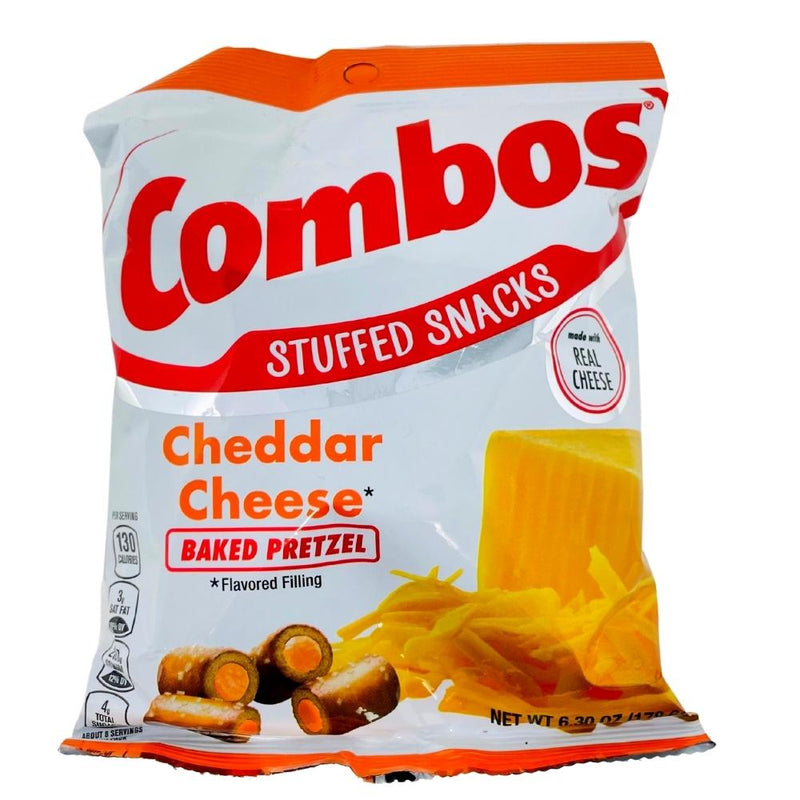 Combos Cheddar Cheese Pretzel Large - Combos - Combos Cheddar Cheese Pretzel - Pretzel - Savoury Snacks - Combos Snacks - Combos Cheese Pretzel
