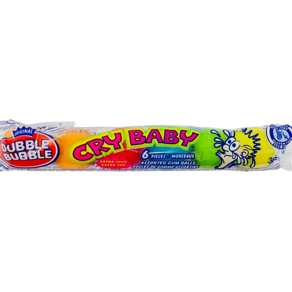 Cry Baby Extra Sour Gumballs 6 PC Tube 36g