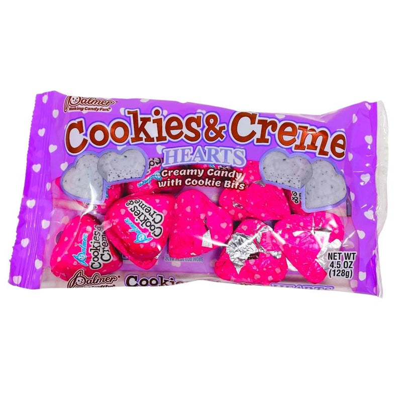 Valentines Palmer's Cookies & Creme Hearts - 4.5oz