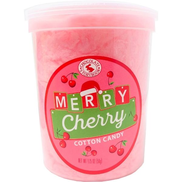 Cotton Candy - Holiday Merry Cherry - 1.75oz Candy Funhouse Canada