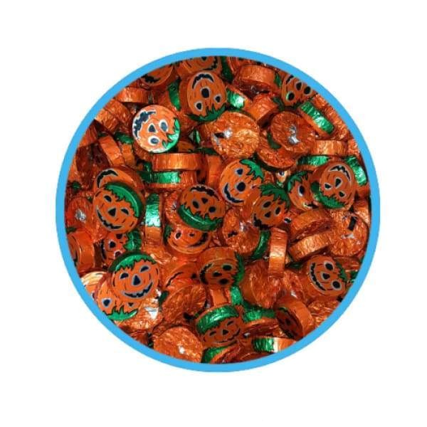 Crispy Pumpkin Discs Premium Chocolate Thompson Chocolate 250g - 1930s All Natural American Bulk Chocolate