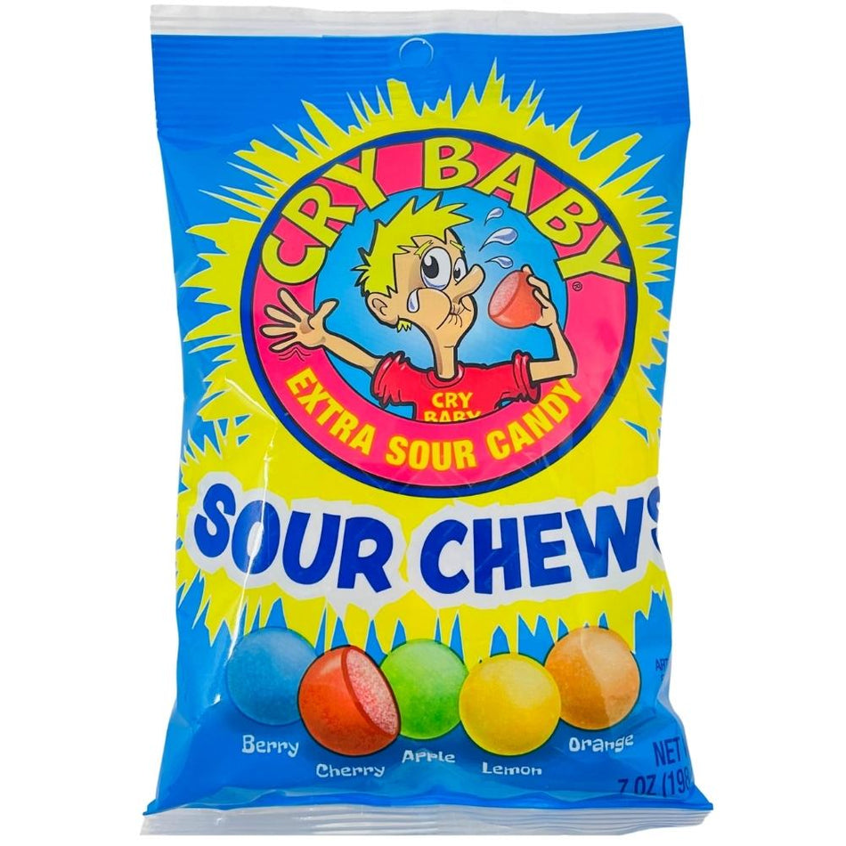 Cry Baby Sour Chews - 7oz