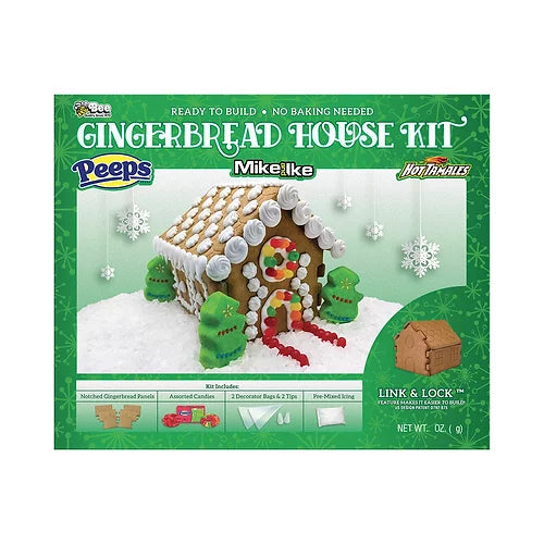 Christmas Bee Gingerbread House