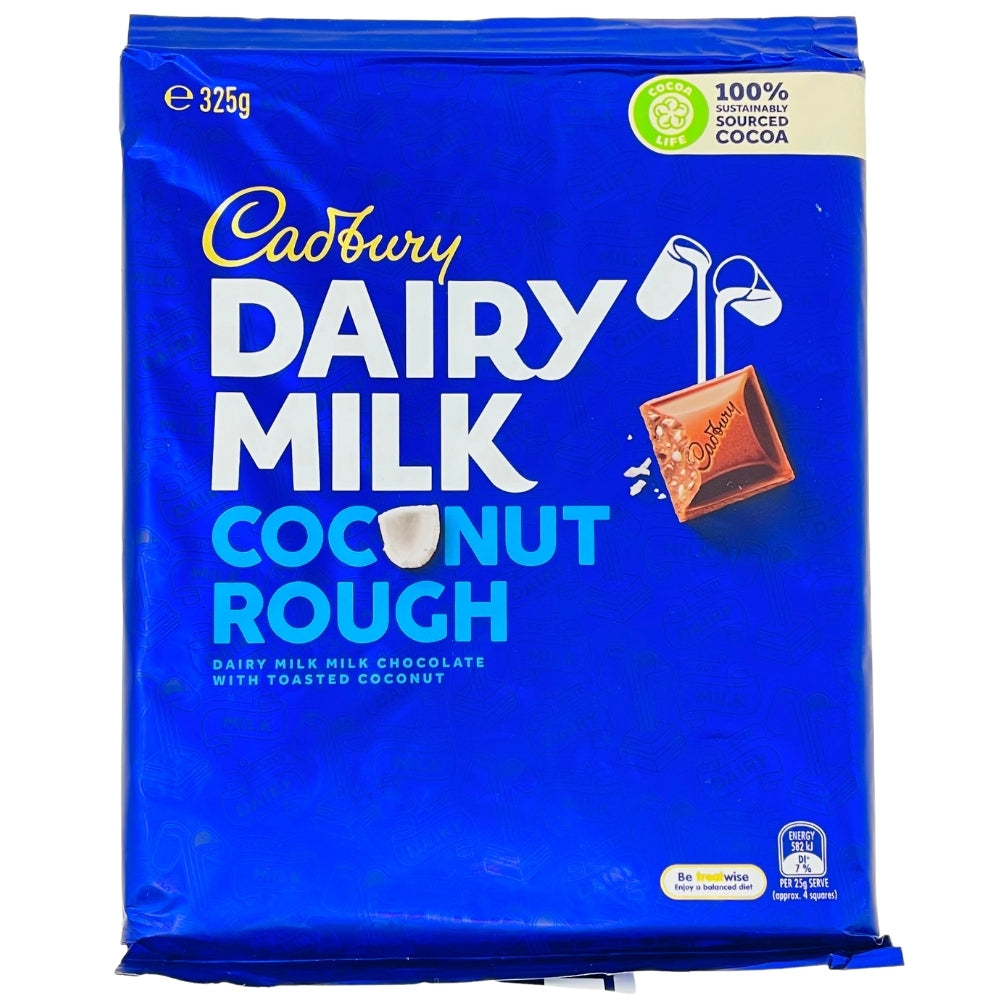 Australian Cadbury Dairy Milk Coconut Rough - 325g