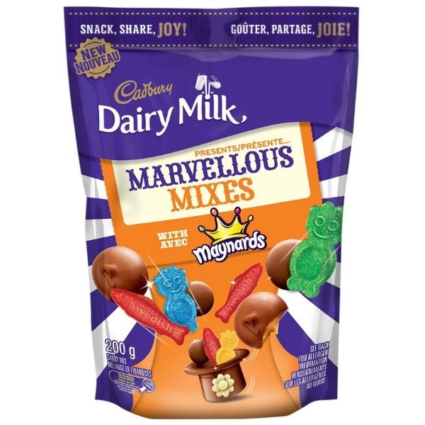 Dairy Milk Marvellous Mixes with Maynards - 200g Candy Funhouse Canada