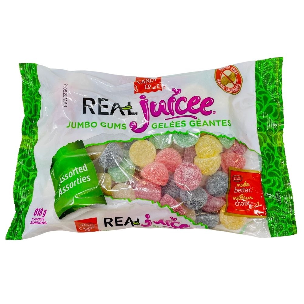 Dare Real Juicee Jumbo Gums Assorted 818 g Candy Funhouse Online Candy Shop