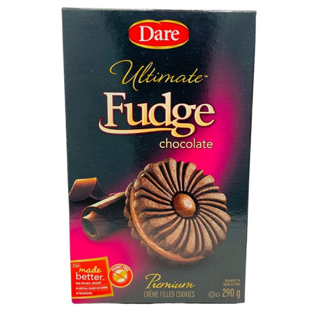 Dare Ultimate Fudge Chocolate Premium Creme Filled Cookies 290 g Candy Funhouse Online Candy Shop