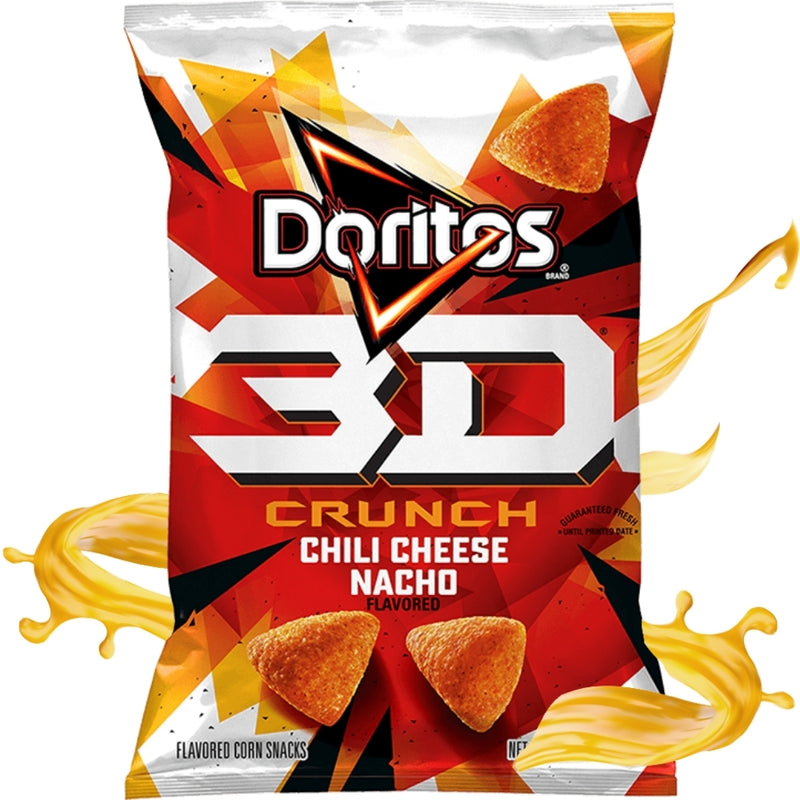 Doritos 3D Crunch Chili Cheese Nacho Chips - 9oz