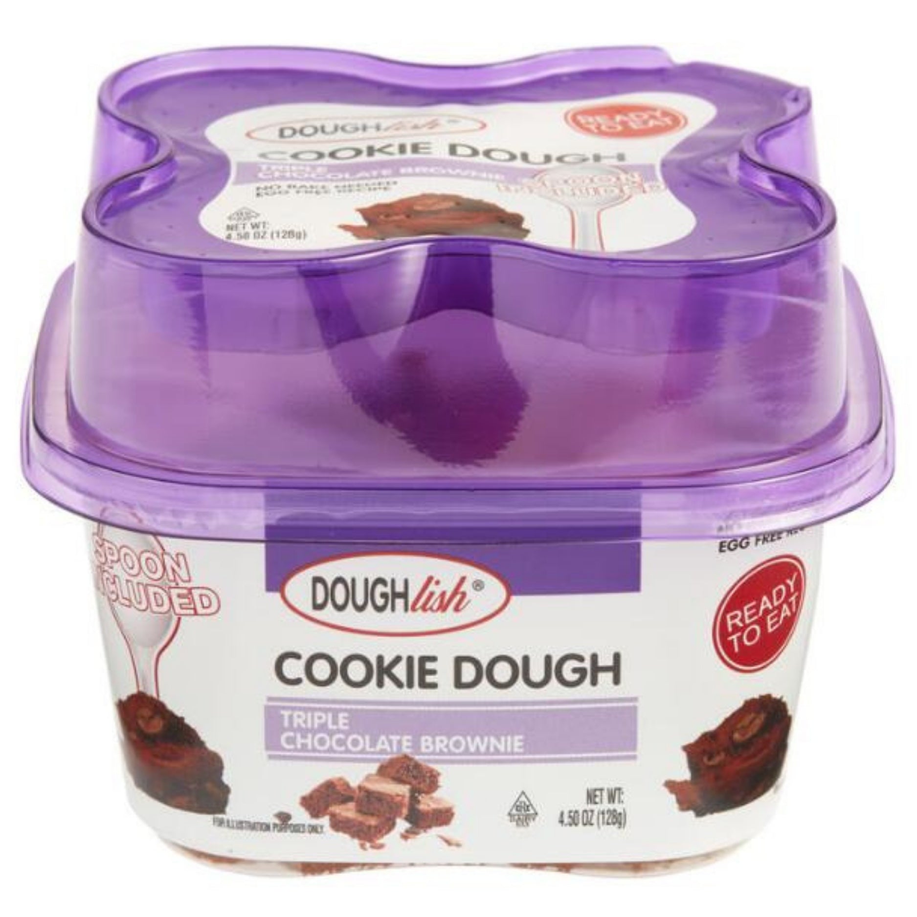 DOUGHlish Triple Chocolate Brownie Cookie Dough - 4.5oz