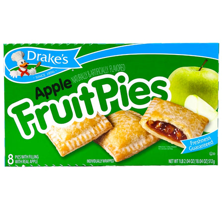 Drakes Apple Fruit Pies - American Snacks