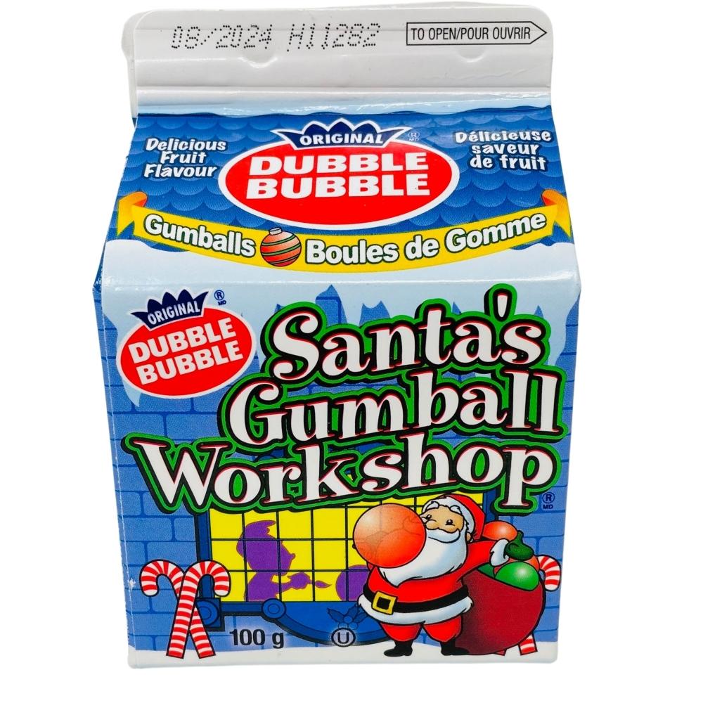 Dubble Bubble Santa's Gumball Workshop Milk Carton - 100g