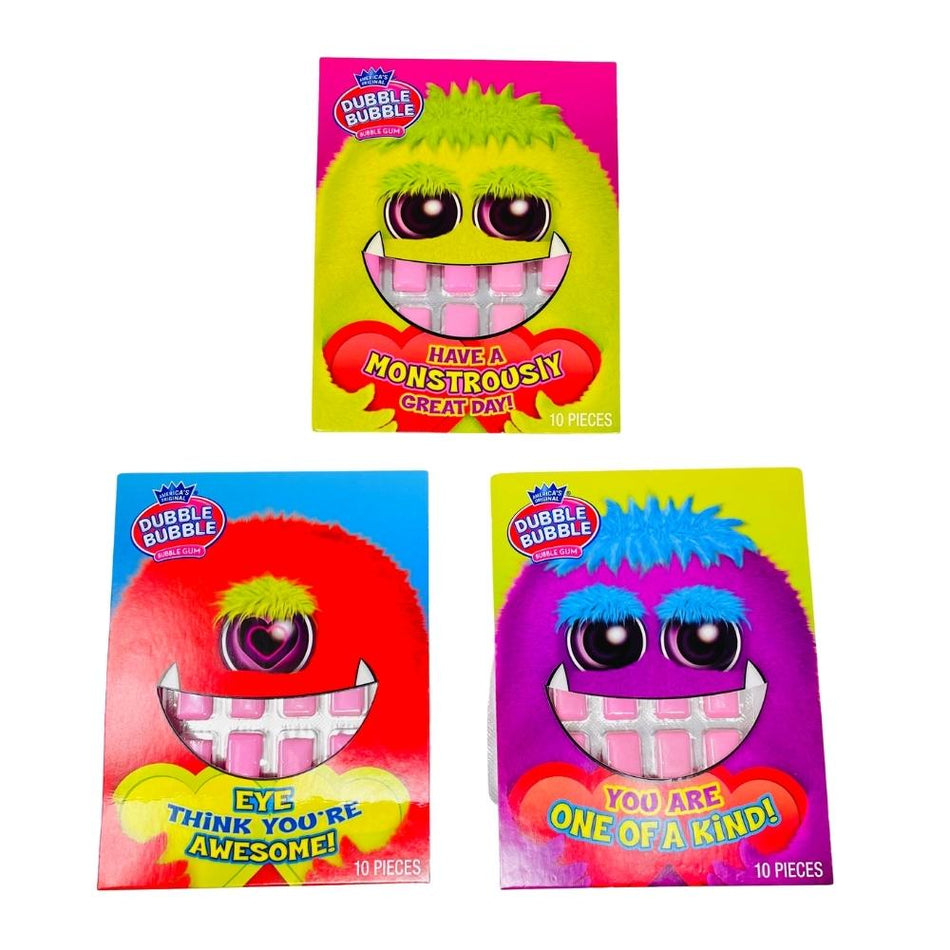 Valentines Dubble Bubble Valentines Gum Cards