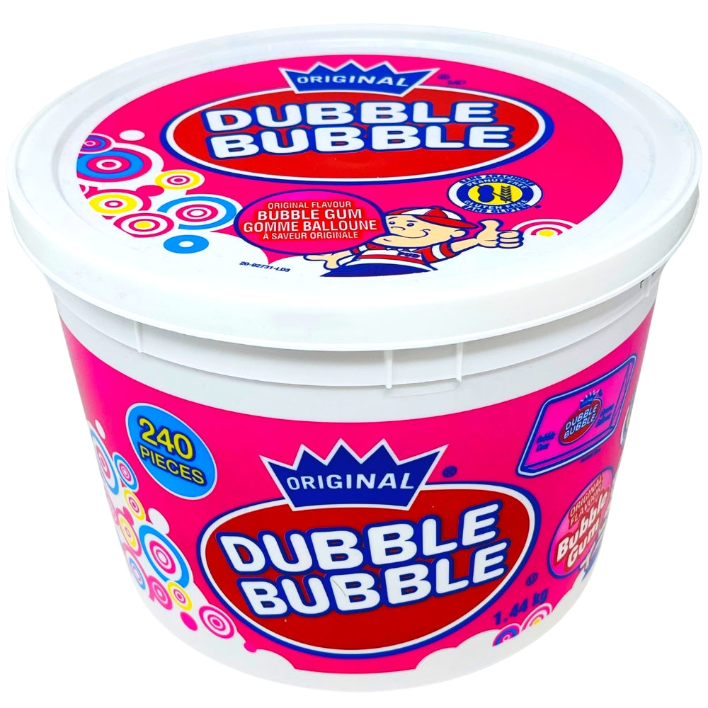 Dubble Bubble with Comics Tub - 240 Pieces