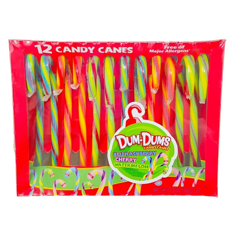 Christmas Dum Dums Candy Canes 12 CT