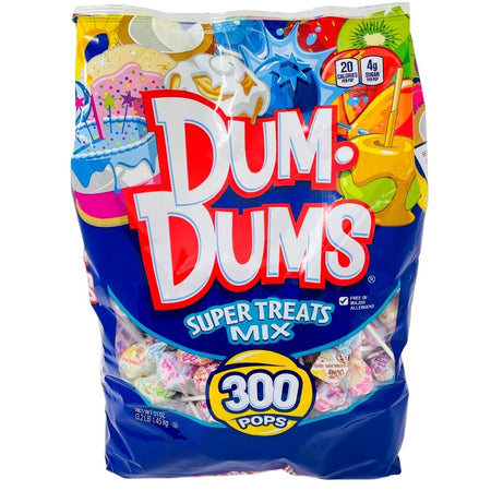 Dum-Dums Pops Lollipops Limited Edition - 300 Count