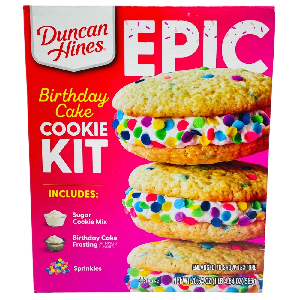 Duncan Hines Birthday Cake Cookie Kit - 585g