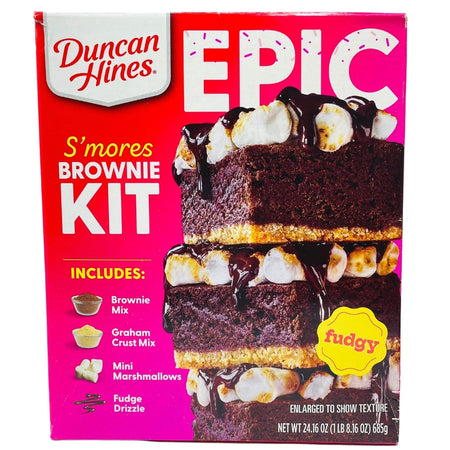 Duncan Hines S'mores Brownie Kit - 685g