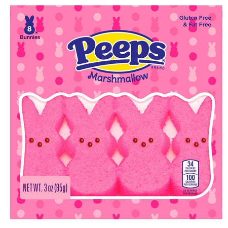Easter Peeps Marshmallow Pink Bunnies- 3oz