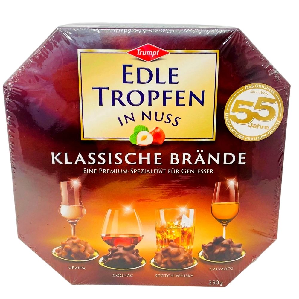 Edle Tropfen in Nuss Klassische Brande Chocolates - 250g