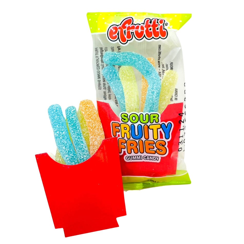 eFrutti Gummi Sour Fruity Fries - Example