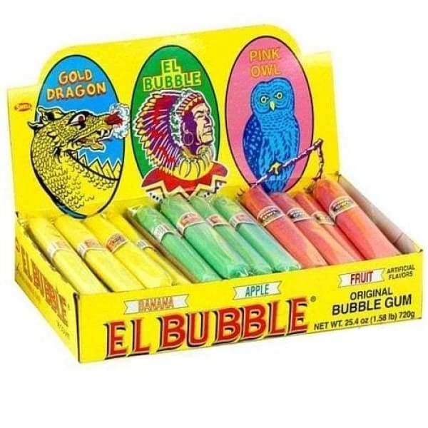 El-Bubble Bubble Gum Cigars Original Concord Confections Ltd 3lb - 1960s Bubble Gum Christmas Gift Ideas Era_1960s Gum