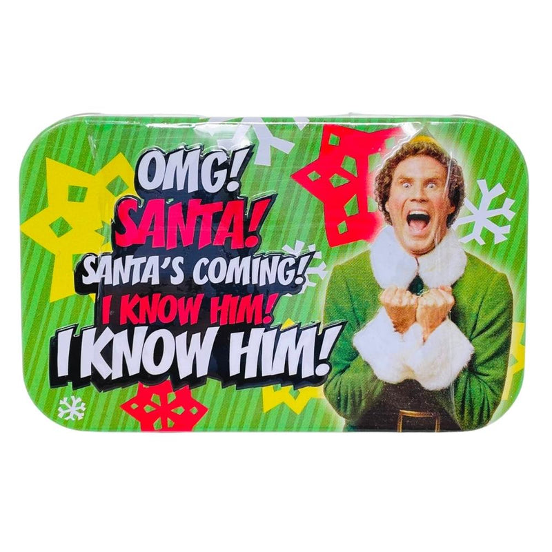Elf Pass The Syrup Maple Candy Tin - Christmas Maple Candy - Elf-approved Holiday Treats - North Pole Candy Delights - Festive Maple Flavour - Christmas Candy - Christmas Treats