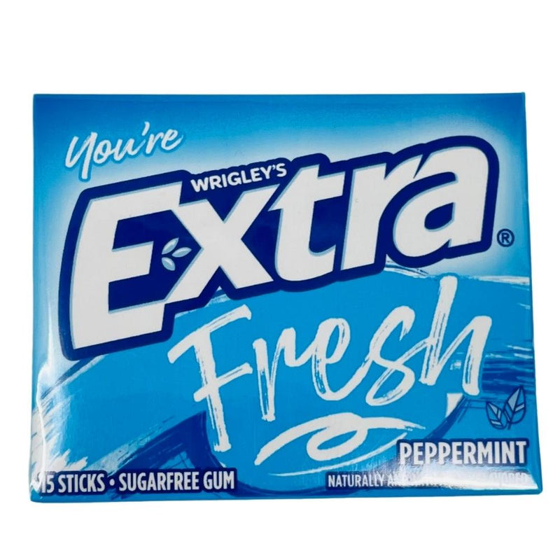 Extra Peppermint Sugar Free Gum - Sugar Free - Sugar Free Candy - Sugar Free Gum - Chewing Gum - Gum - Extra Gum - Extra Peppermint Gum - Peppermint Gum