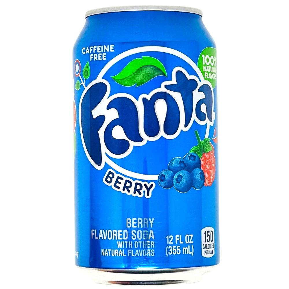 Fanta Berry  - 355mL - Fanta Drink - Fanta Pop - Fanta - Berry Fanta - Berry Soda