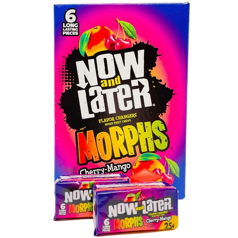 Ferrera Candy Now and Later Morphs Cherry-Mango 24 Piece Box 633 g Candy Funhouse Online Candy Shop