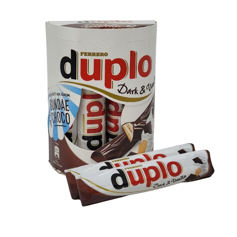 Ferrero Duplo Dark & Vanilla 10 Pack - 182g Candy Funhouse