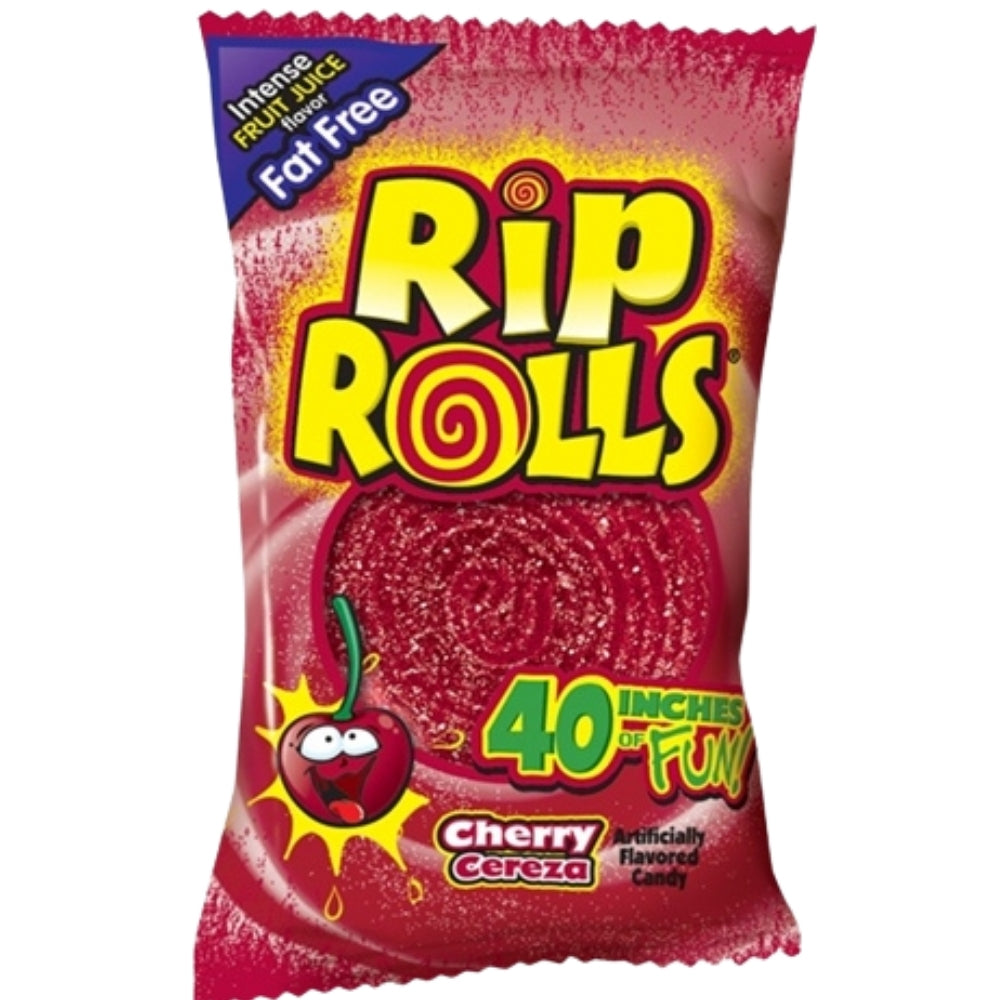 Rip Rolls Cherry - 1.4oz | Candy Funhouse – Candy Funhouse CA