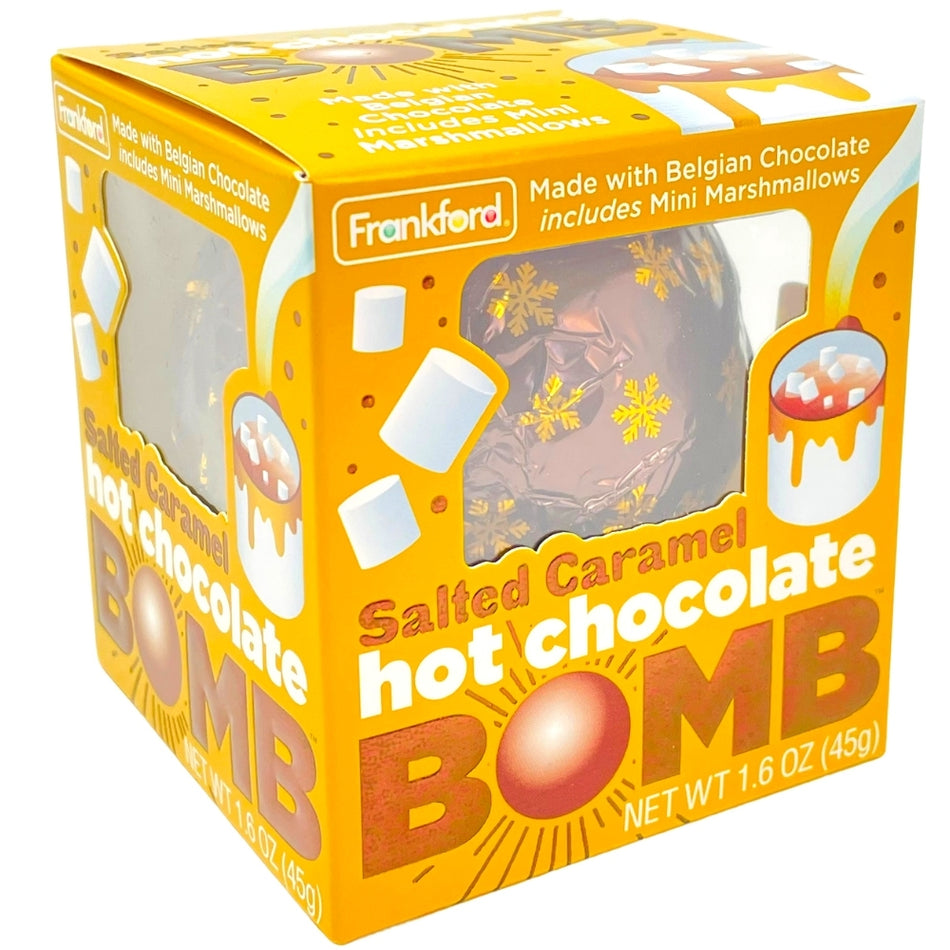 Salted Caramel Hot Chocolate Bomb