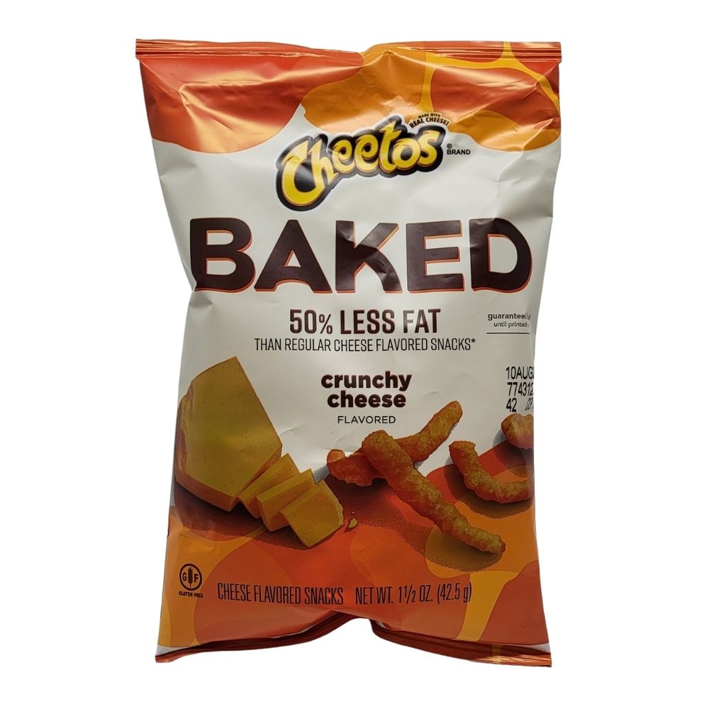 Cheetos Baked Crunchy Cheese 50% Less Fat - 1.5oz | Candy Funhouse