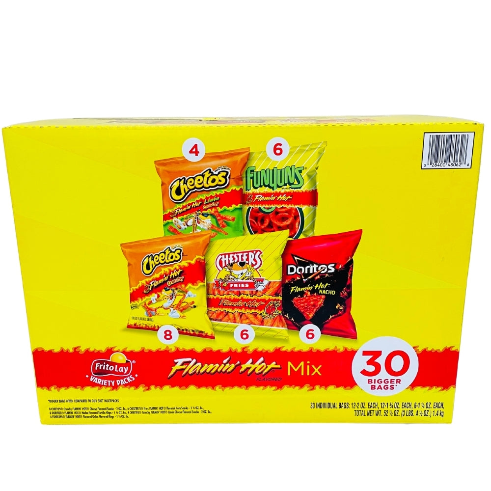 Frito Lay Flamin Hot Mix - 30ct – Candy Funhouse CA