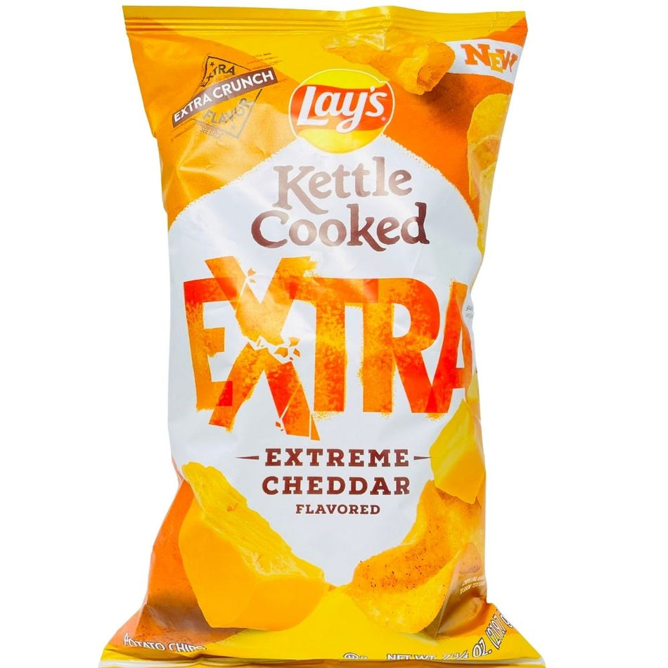 Lay's Kettle Cooked EXTRA Extreme Cheddar - 7oz