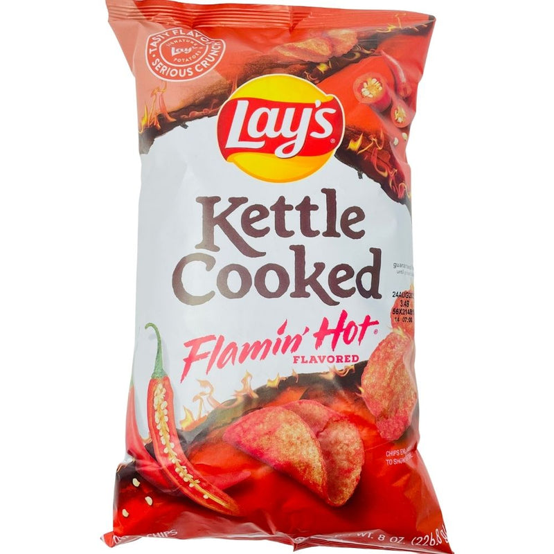 Lay's Kettle Cooked Flamin Hot - 8oz
