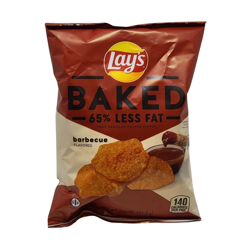 Lays Baked BBQ 65% Less Fat - 1.12oz | Candy Funhouse