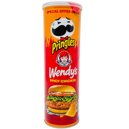 Pringles Wendy's Spicy Chicken - 158g | Candy Funhouse – Candy Funhouse CA