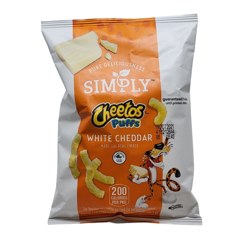 Simply Cheetos White Cheddar Puffs - 1.25oz Candy Funhouse