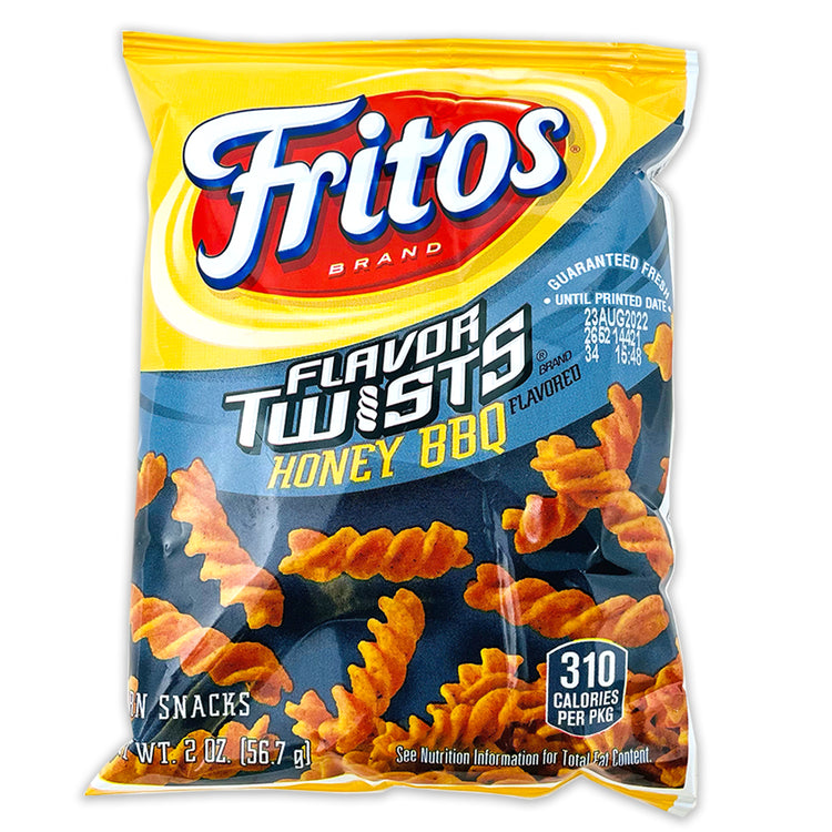 Fritos Flavor Twists Honey BBQ - 2oz | Candy Funhouse – Candy Funhouse CA
