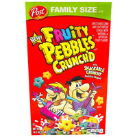 Fruit Pebbles Crunch'd Family Size Cereal - 467g