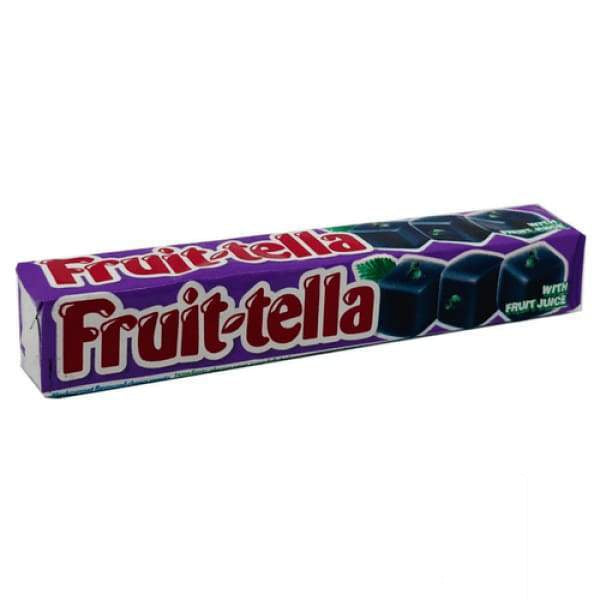 Fruit-Tella Blackcurrant - UK Perfetti Van Melle Inc. 60g - British fruit fruit chews fruits new item