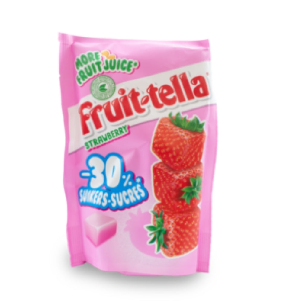Fruit-tella Strawberry Pouch 30% Less Sugar - 120g