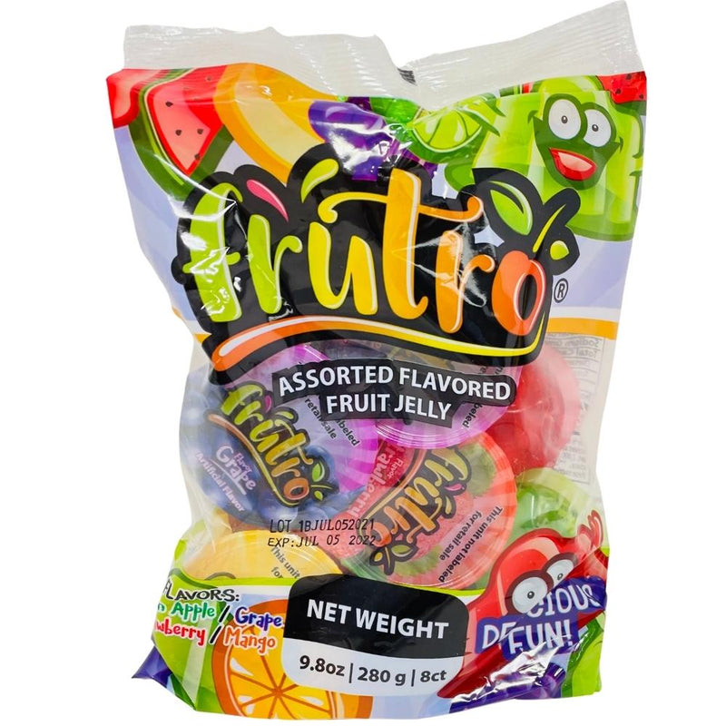 Frutro Assorted Jelly Fruit Candy - 280g - Frutro - Jelly Fruit Candy - Gummy - Gummy Candy - Jelly Candy - Assorted Candy - Assorted Fruit Candy