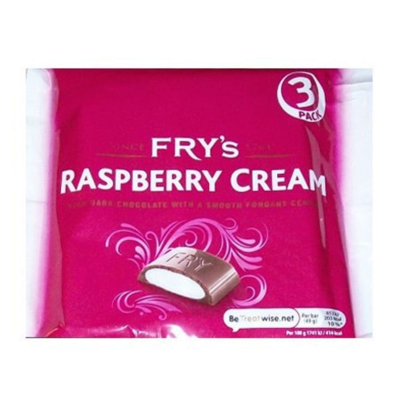 Fry's Raspberry Cream 3 Pack - 147g