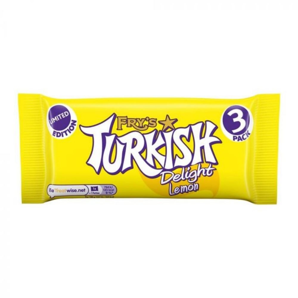 Fry's Turkish Delight Lemon 3 pack - 153g