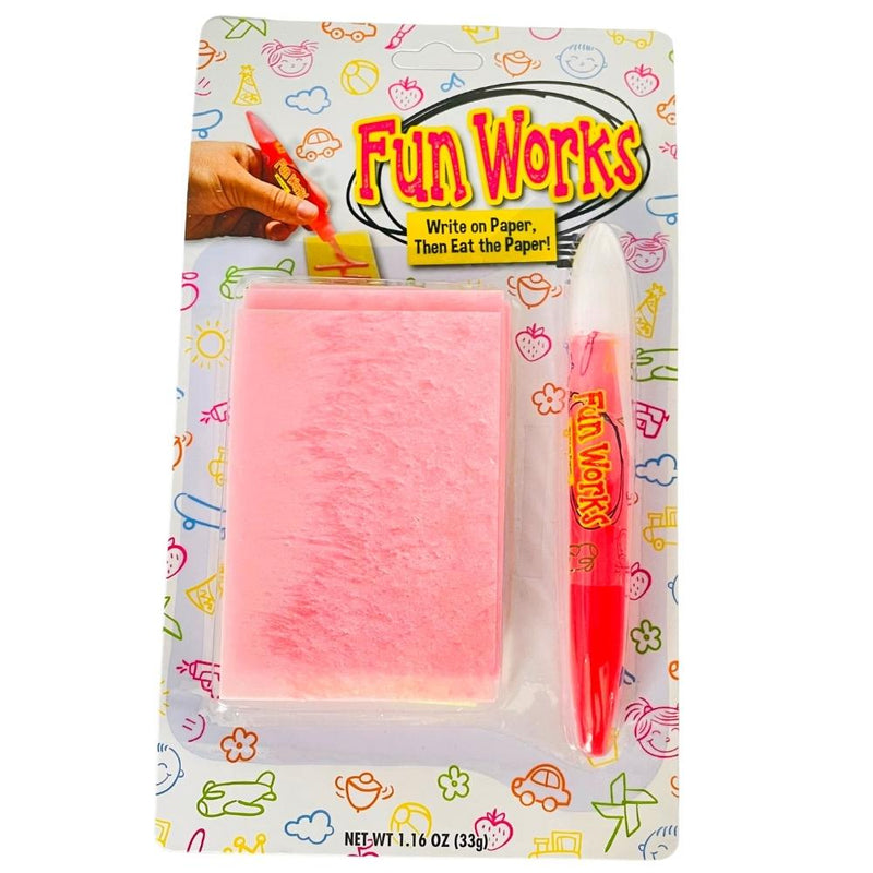 Fun Works Candy Notepad and Pen 
