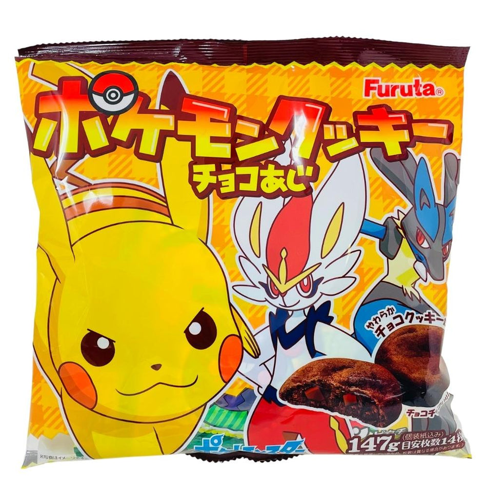 Furuta Pokemon Chocolate Chip Cookies - 147g (Japan)